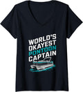Womens World S Okayest Pontoon Captain Boat Pantooning