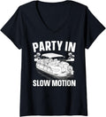 Womens Funny Pontoon Boat Art Men Women Pontoon