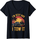 Womens I M Sexy I Tow It Funny