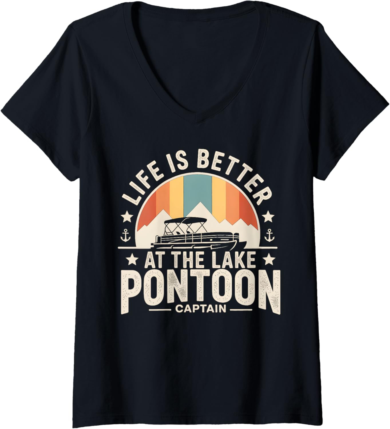 Womens Life Is Better At Lake Pontoon Captain