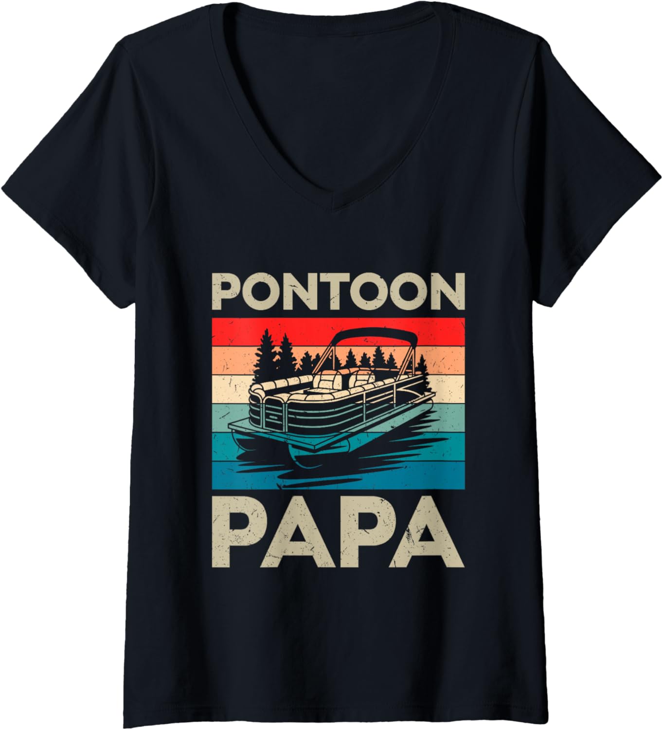 Womens Pontoon Papa Recto Boat Captain Pontoon Owner