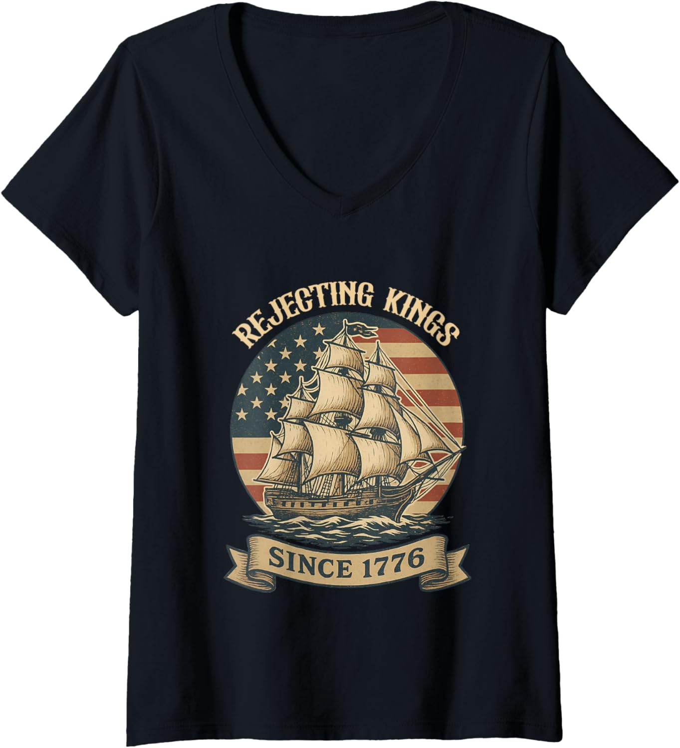 Womens Rejecting Kings Since 1776 4 Of July