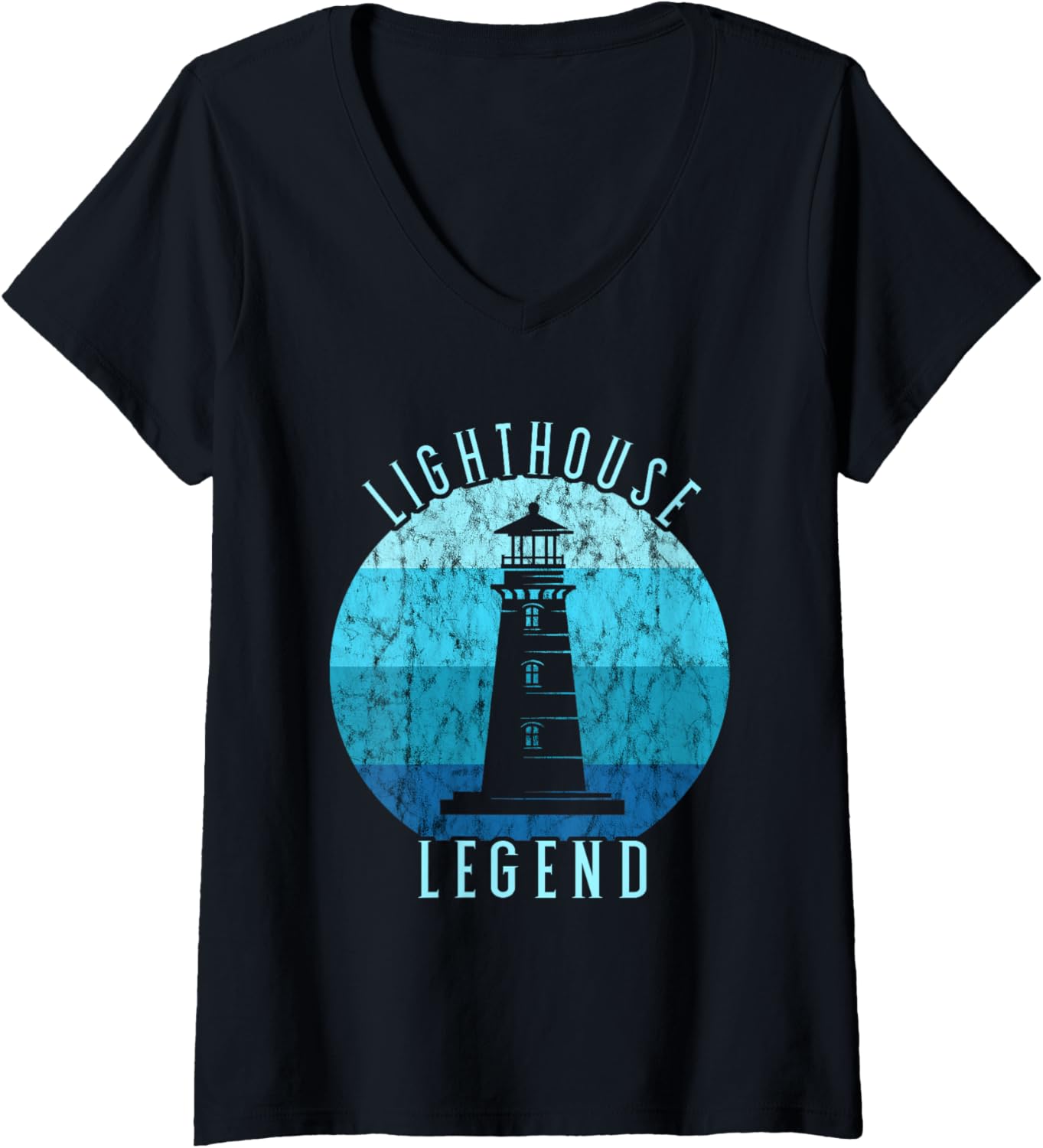 Womens Lighthouse Retro Vintage Lighthouse Legend Seaside Boating