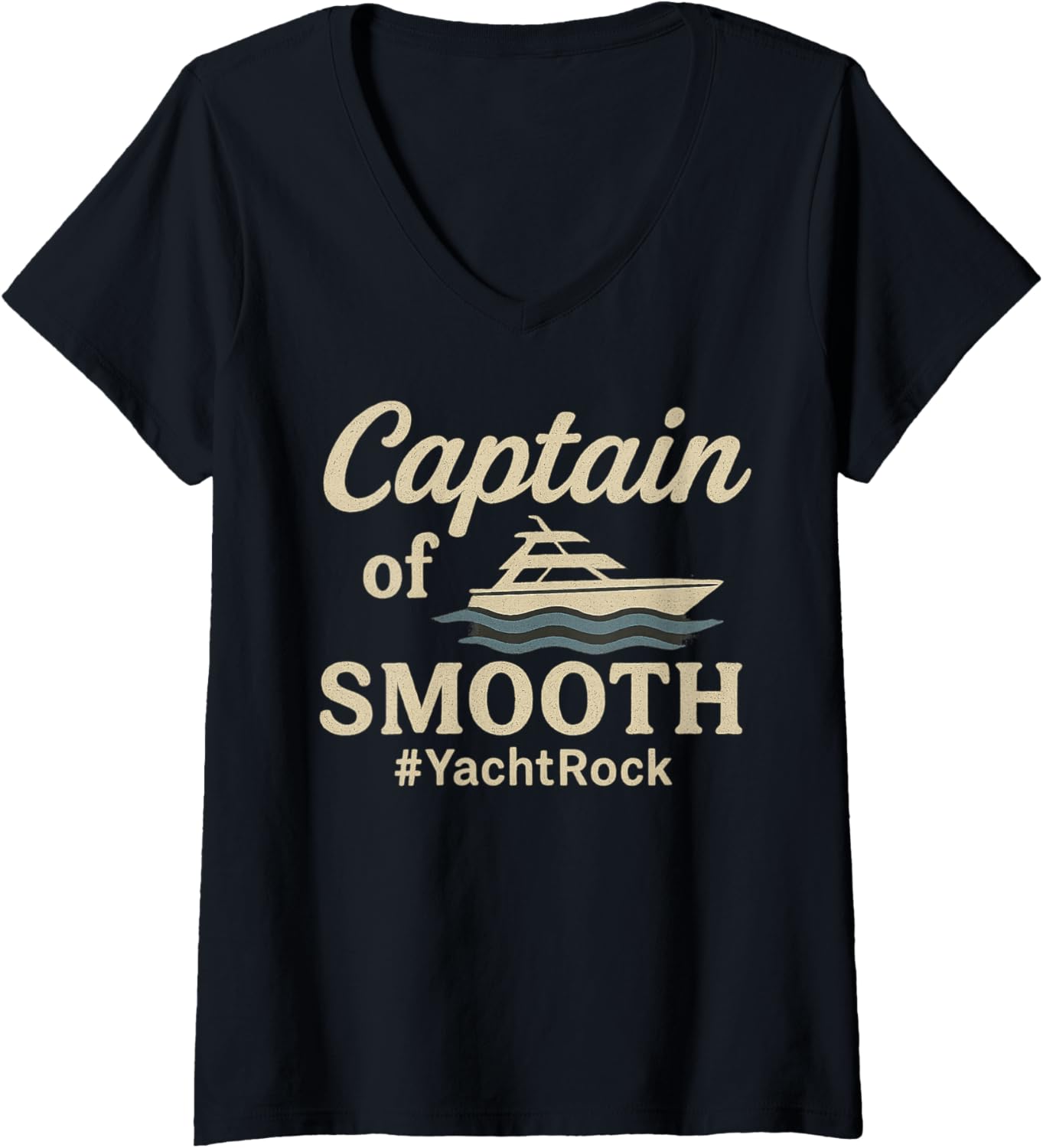 Womens Yacht Rock Captain Of Smooth Soft Rock