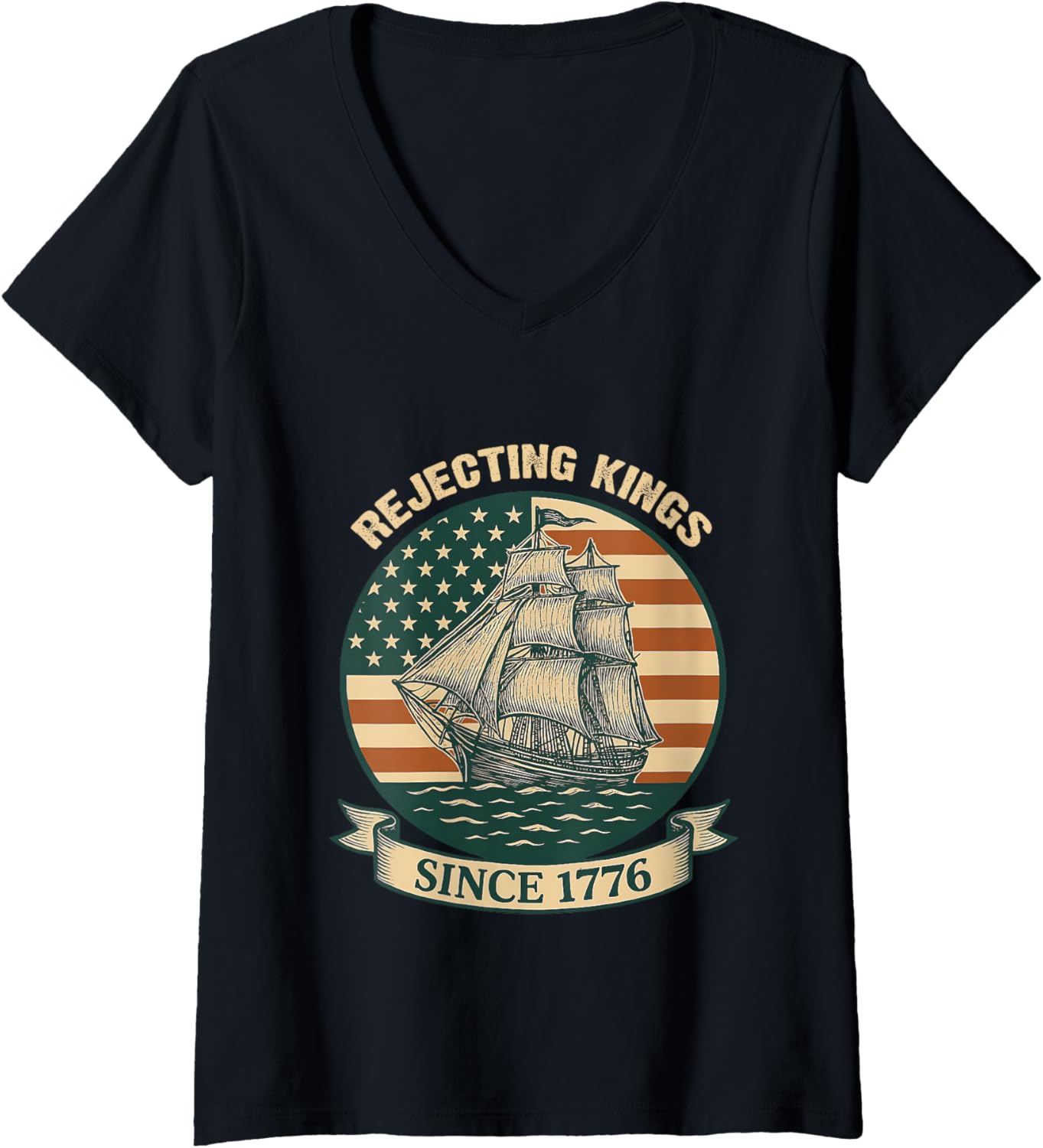 Womens Rejecting Kings Since 1776 4Th Of July