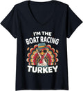 Womens I M Boat Racing Turkey Thanksgiving Matching