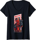 Bang Finger Gun Portrait V Neck