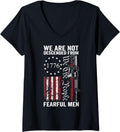 Womens We Are Not Descended From Fearful Men Usa Pro Gun Flag