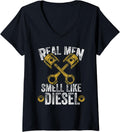 Womens Real Men Smell Like Diesel Diesel Mechanic
