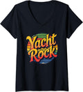 Womens Retro Vintage Yacht Rock Funny Music Lover