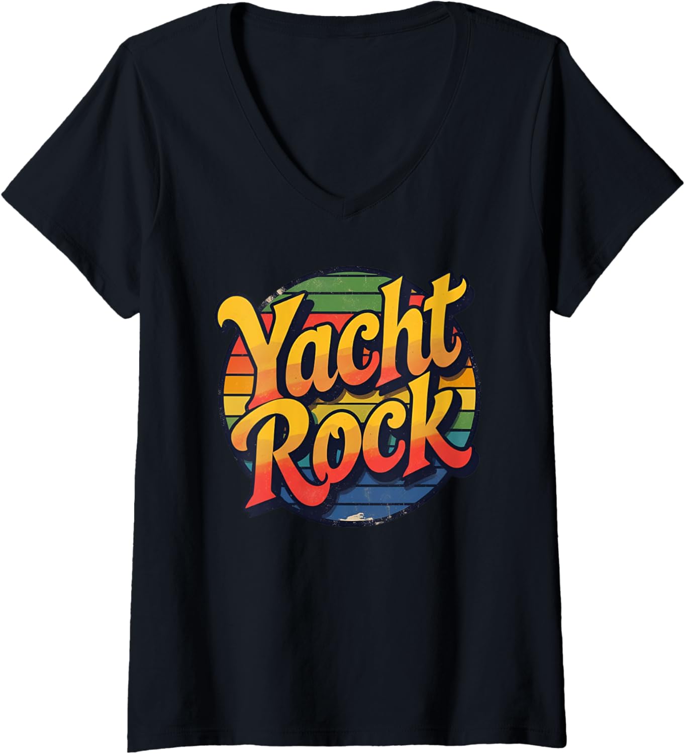 Womens Retro Vintage Yacht Rock Funny Music Lover