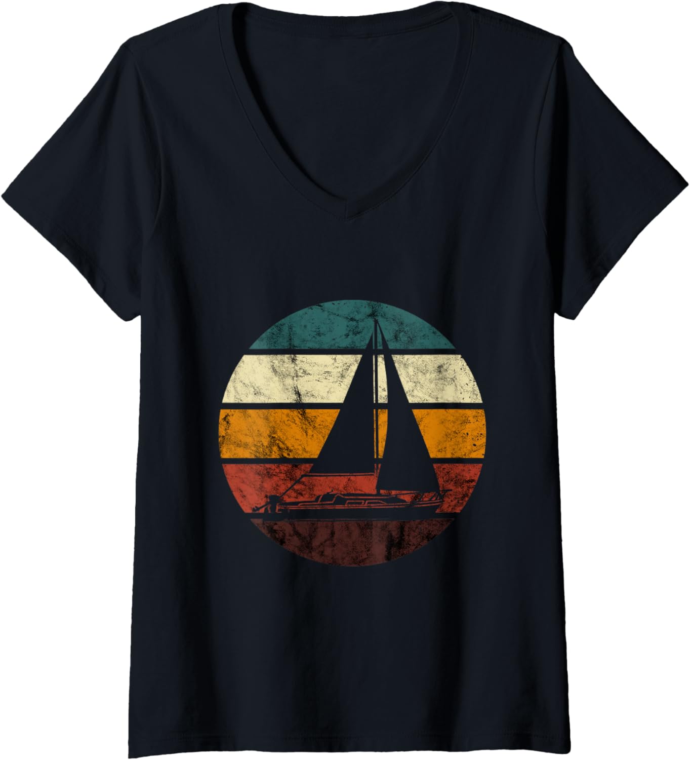 Womens Sailboat Sailor Vintage Retro Sail Boat Sailing