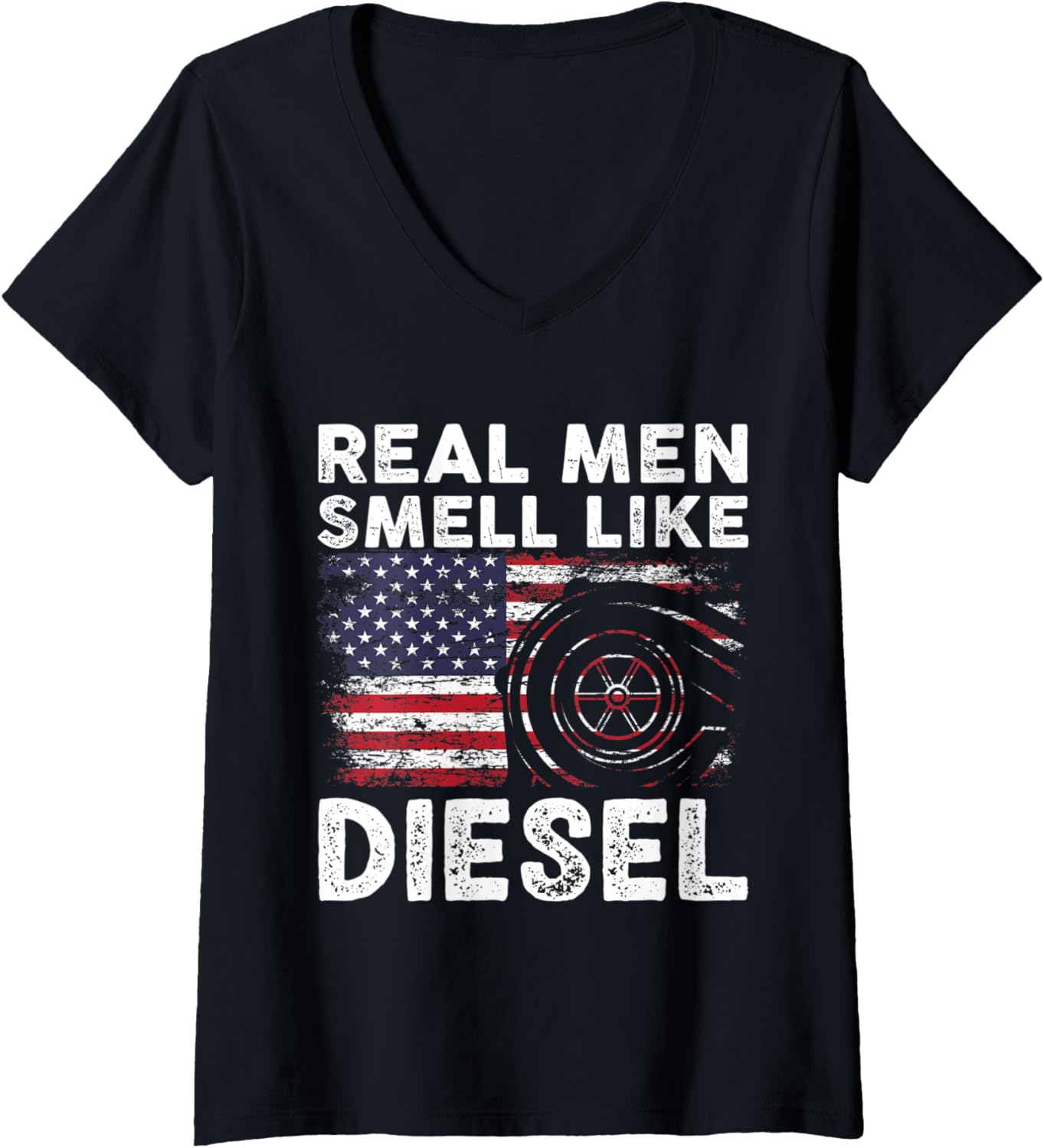Womens Funny Diesel Mechanic Real Men Smell Like