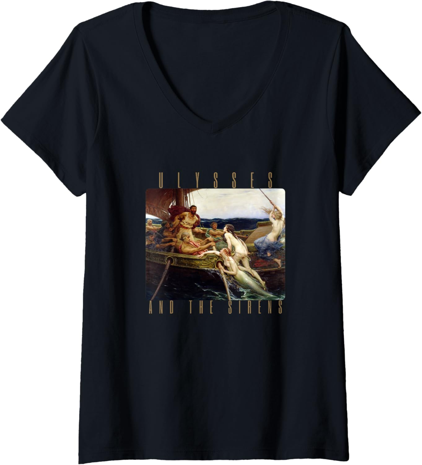 Womens Art Greek Mythology Ulysses Mermaids Odyssey Homer