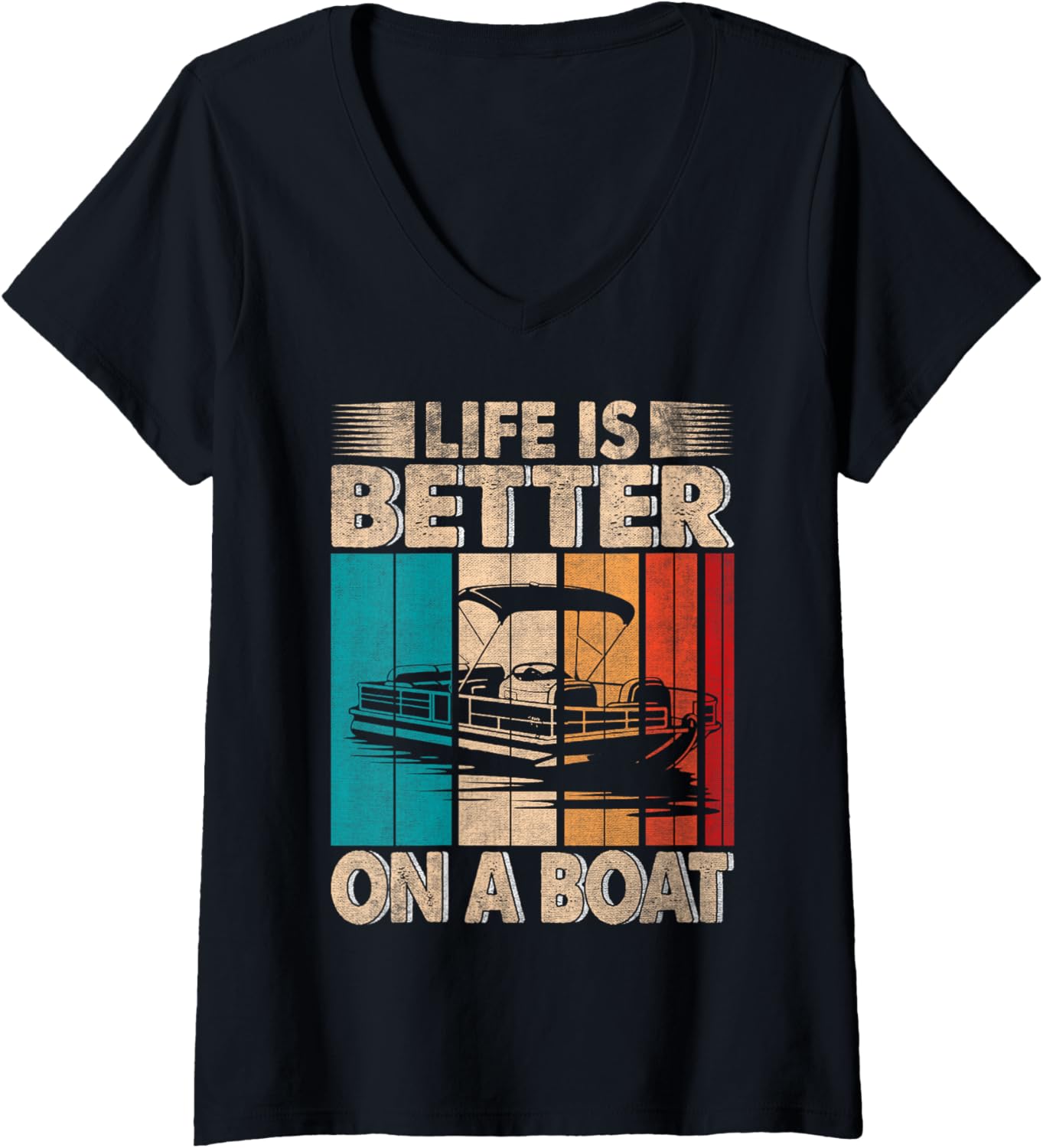 Womens Life Is Better On A Boat Retro