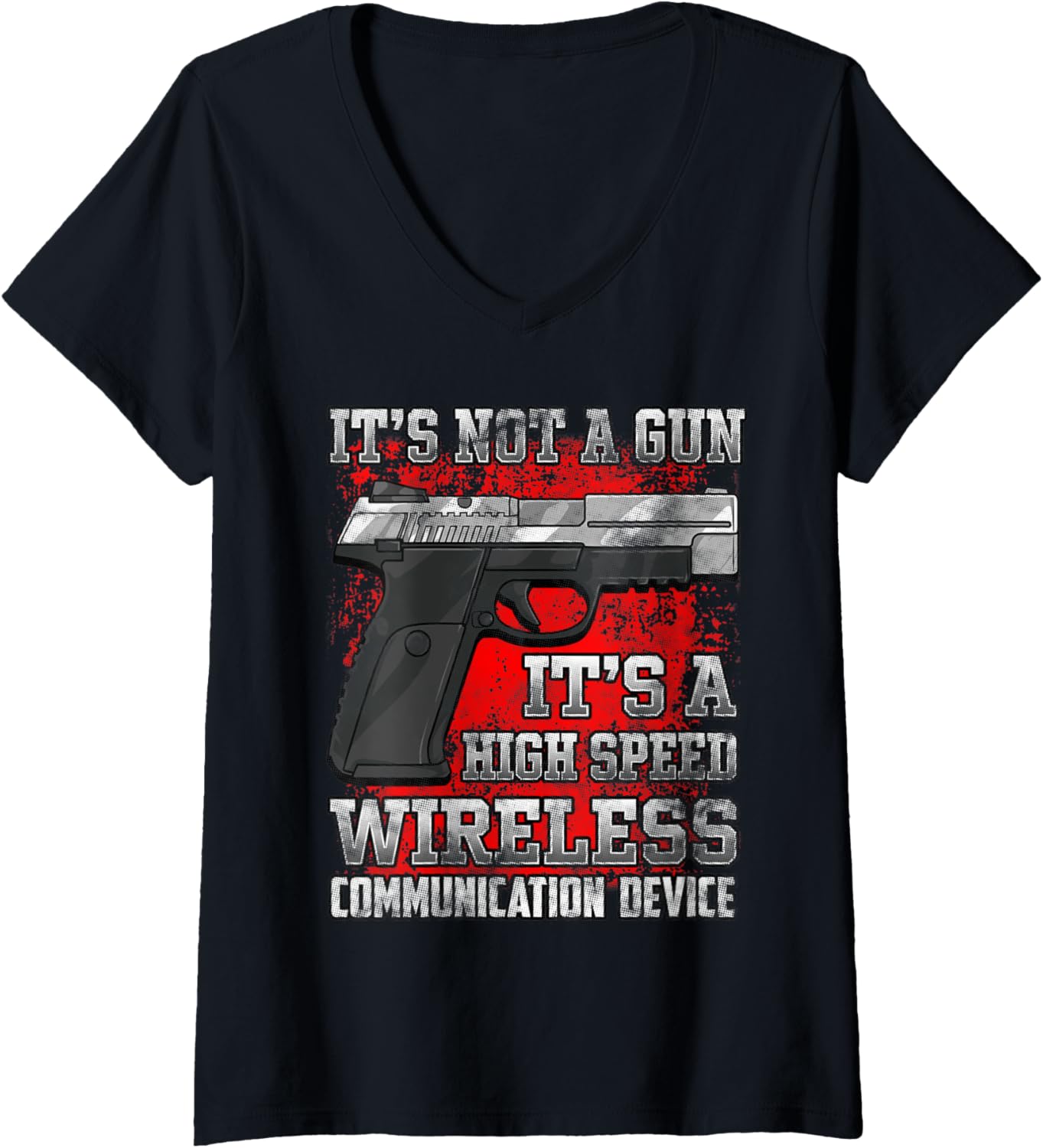 Womens Its Not A Gun Funny Pun Pro Gun Rights 2Nd Amendment