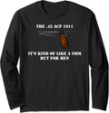 45 Acp Caliber 1911 Pistol Gun Like A 9Mm But Men Long