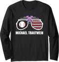 American Glasses Michael Trautwein Prospect Baseball Fan Long Sleeve