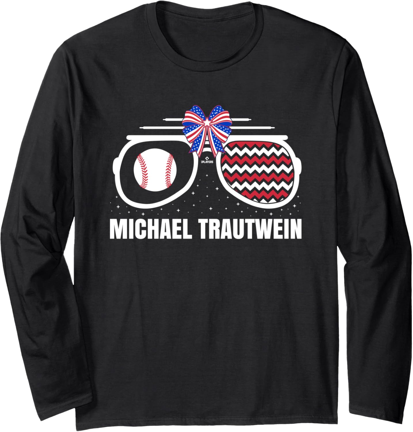 American Glasses Michael Trautwein Prospect Baseball Fan Long Sleeve