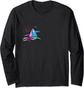 Groovy Boat Sailboat Funny Sail Boating Sailing Long