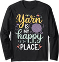 Funny Crochet Lover Knitting Yarn Crocheter Design Long Sleeve