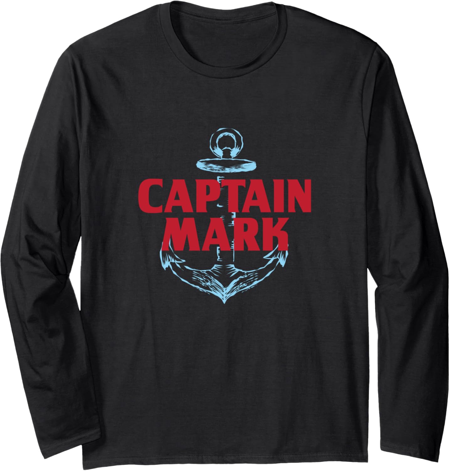 Captain Mark Personalized Name Custom Nickname Boating Long