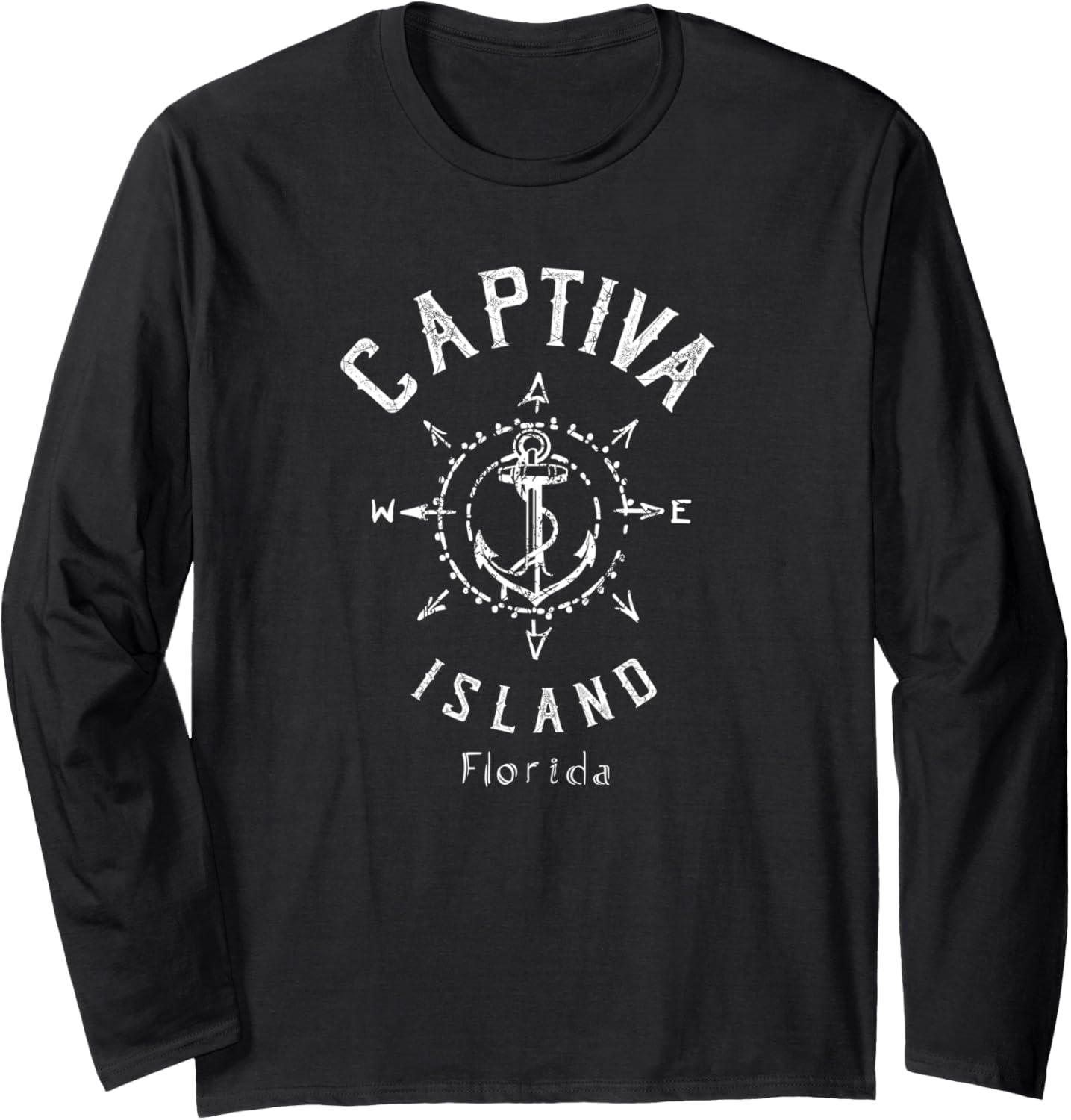 Captiva Island Florida Souvenir Sailing Boat Compass Rose