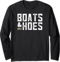 Boats Hoes Funny Boat Lover Long Sleeve