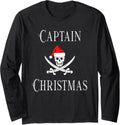 Captain Christmas Holiday Pirate Skull Santa Hat Boating