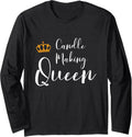 Funny Candle Making Lover Teens Girls Women Candle Maker Long Sleeve