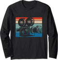 Videographer Retro Videography Filmmaker Long Sleeve
