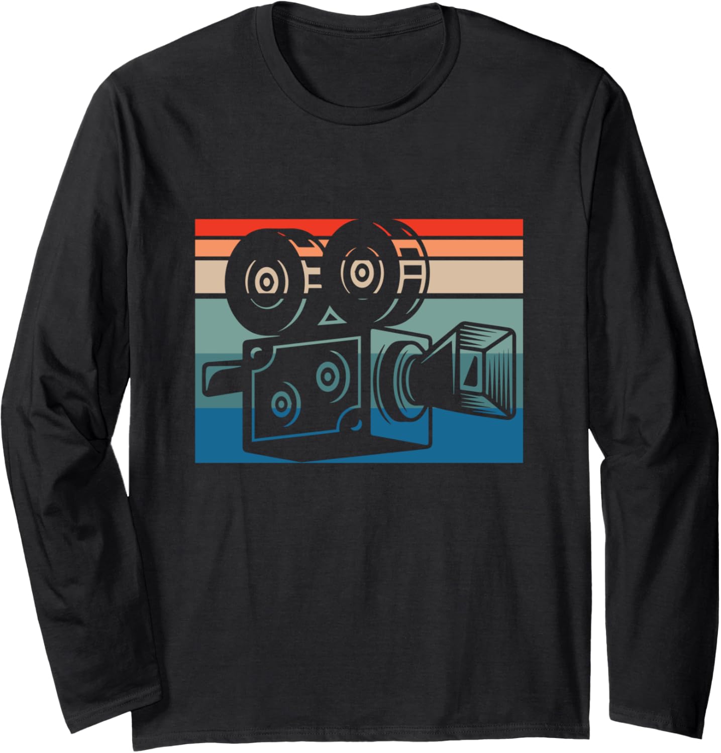 Videographer Retro Videography Filmmaker Long Sleeve