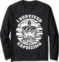 Sailing Captain Sailboat Boat Sailor Long Sleeve
