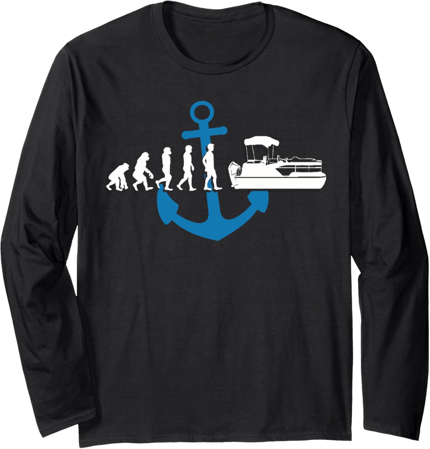 Pontoon Men Women Lake Toon Pantoon Boating Long