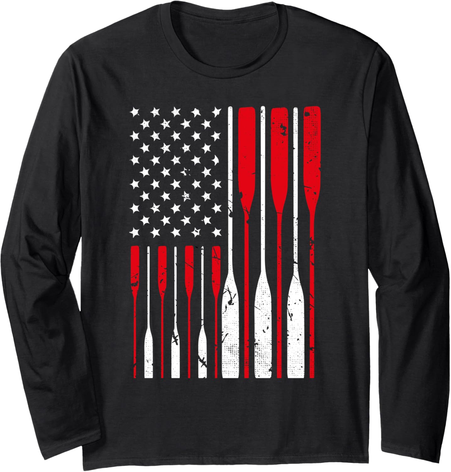 American Flag Rowing Crew Boat Racing Lover Kayaking