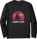 Cape Cod Ma Sailing Retro 70S Vintage Sunset