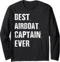Best Airboat Captain Funny Airboat Racing Airboating Long
