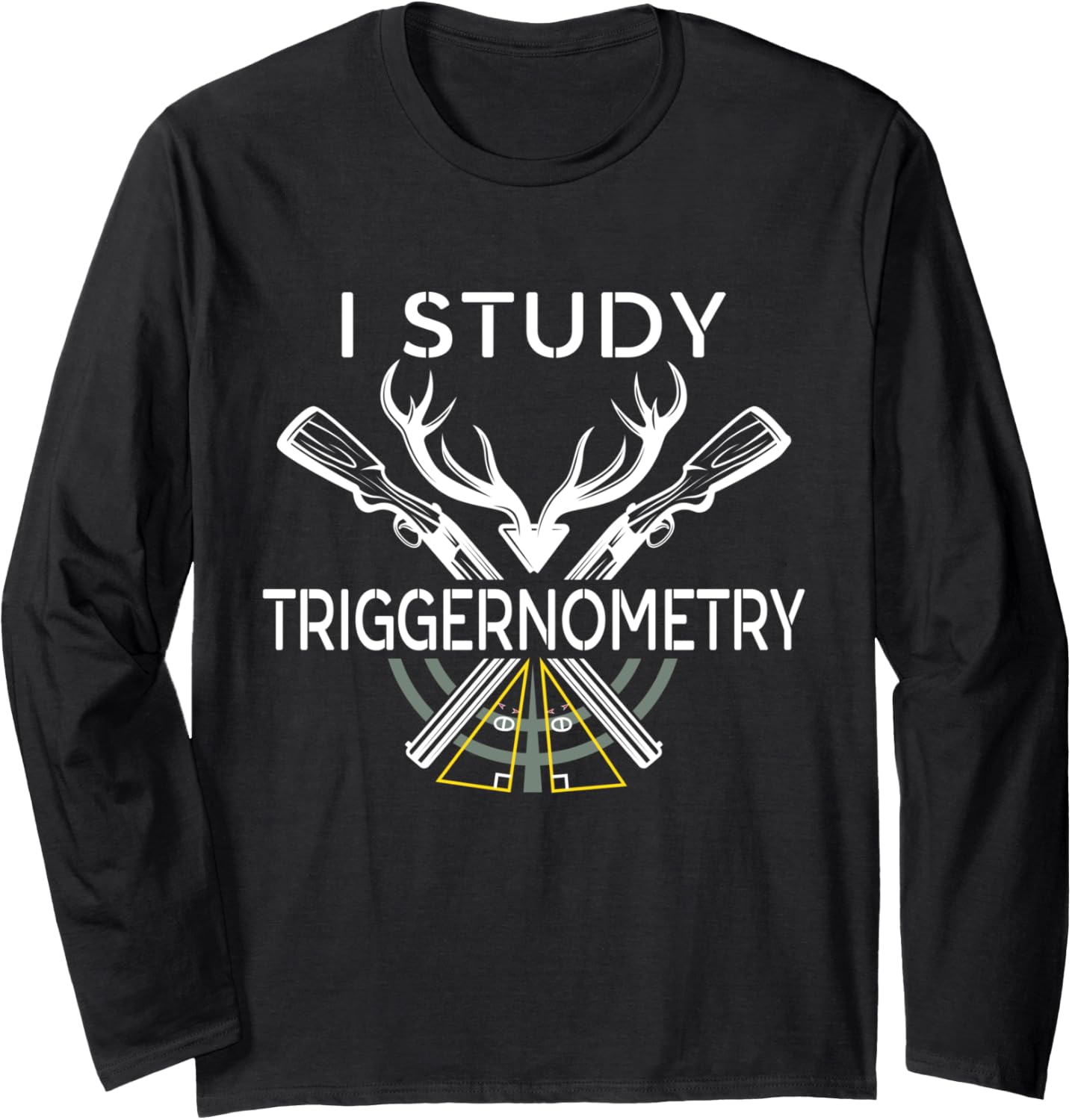 I Study Triggernometry Long Sleeve Tshirt Guns 2Nd Amendment