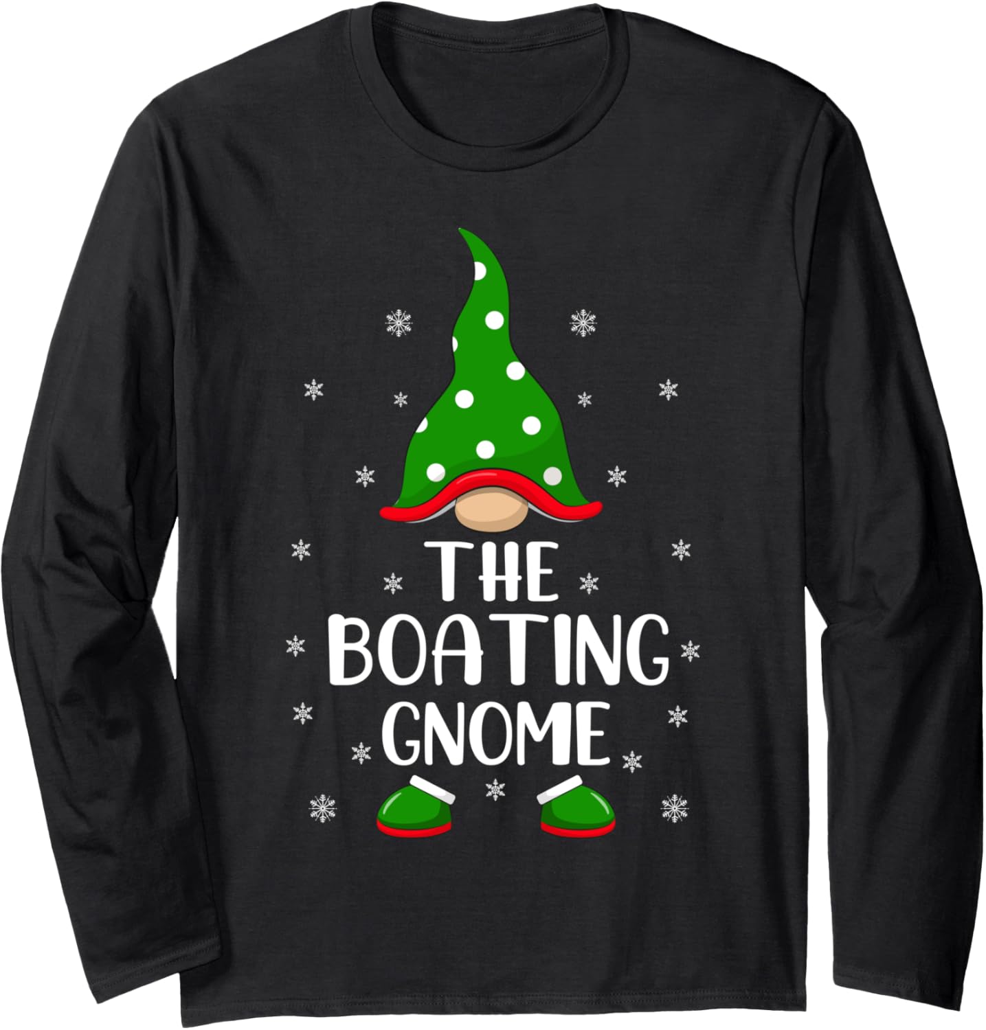 Funny Matching Family I M Boating Gnome Christmas