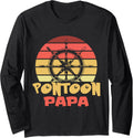 Pontoon Boat Motorboating Pontoon Boat Captain Long Sleeve
