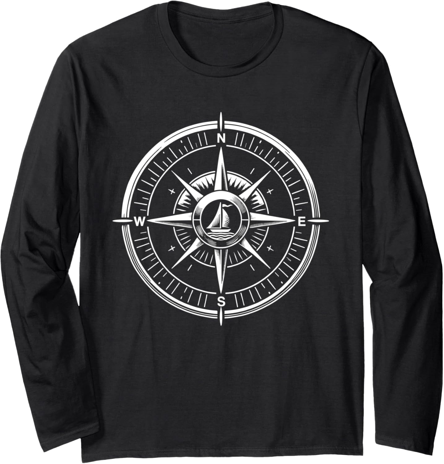 Sailor Sailing Boat Captain Sailboat Nautical Long Sleeve