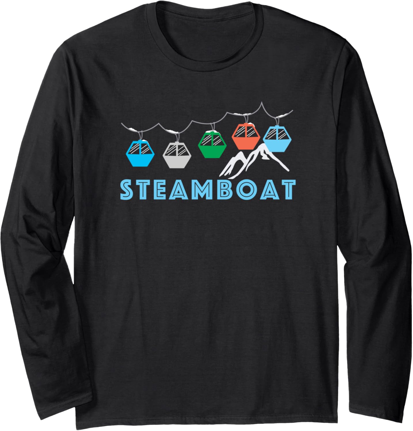 Steamboat Ski Mountain Gondola Steamboat Colorado Long Sleeve