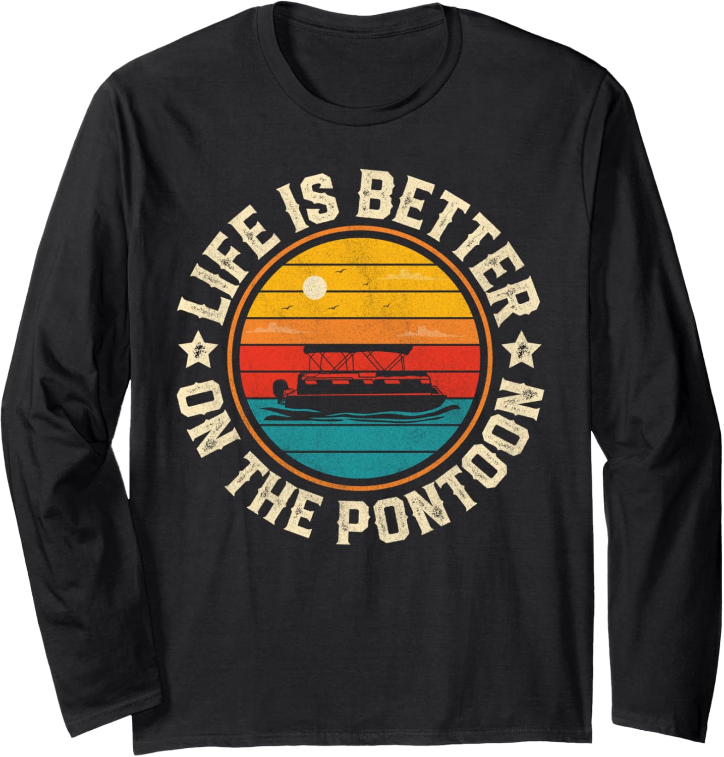 Life Is Batter On Pontoon Funny Pontoon Boat