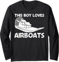 Cool Airboat Boys Kids Airboat Racing Aircraft Boat