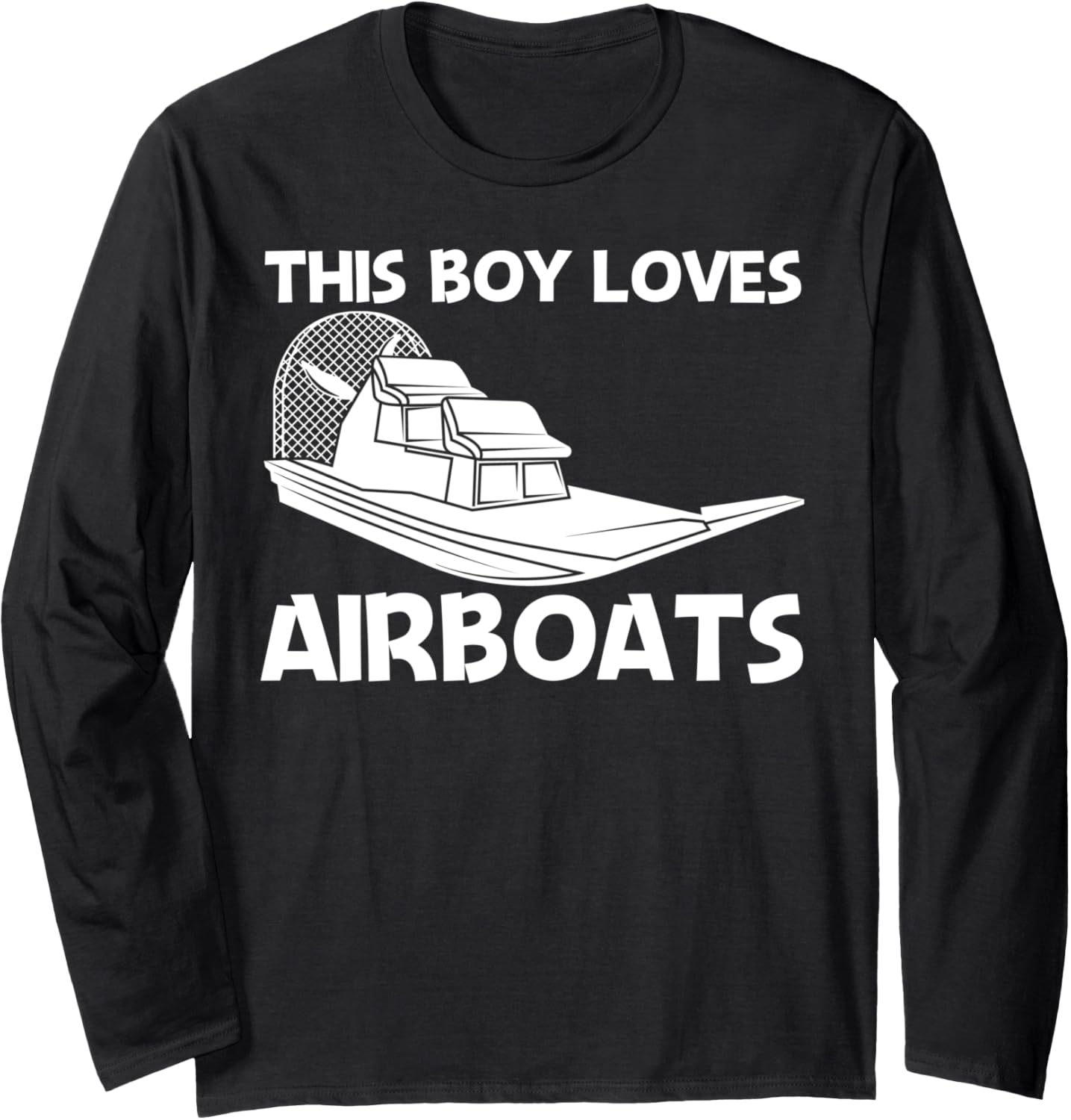 Cool Airboat Boys Kids Airboat Racing Aircraft Boat