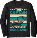 Captain Gasoline Boat Fuel Long Sleeve