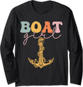 Boat Girl Groovy Female Boater Boating Girl Long