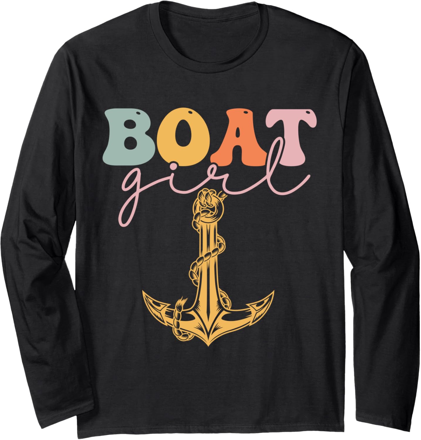 Boat Girl Groovy Female Boater Boating Girl Long