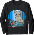 Cat Kitten Boat Sailor Rowing Boat Sailor