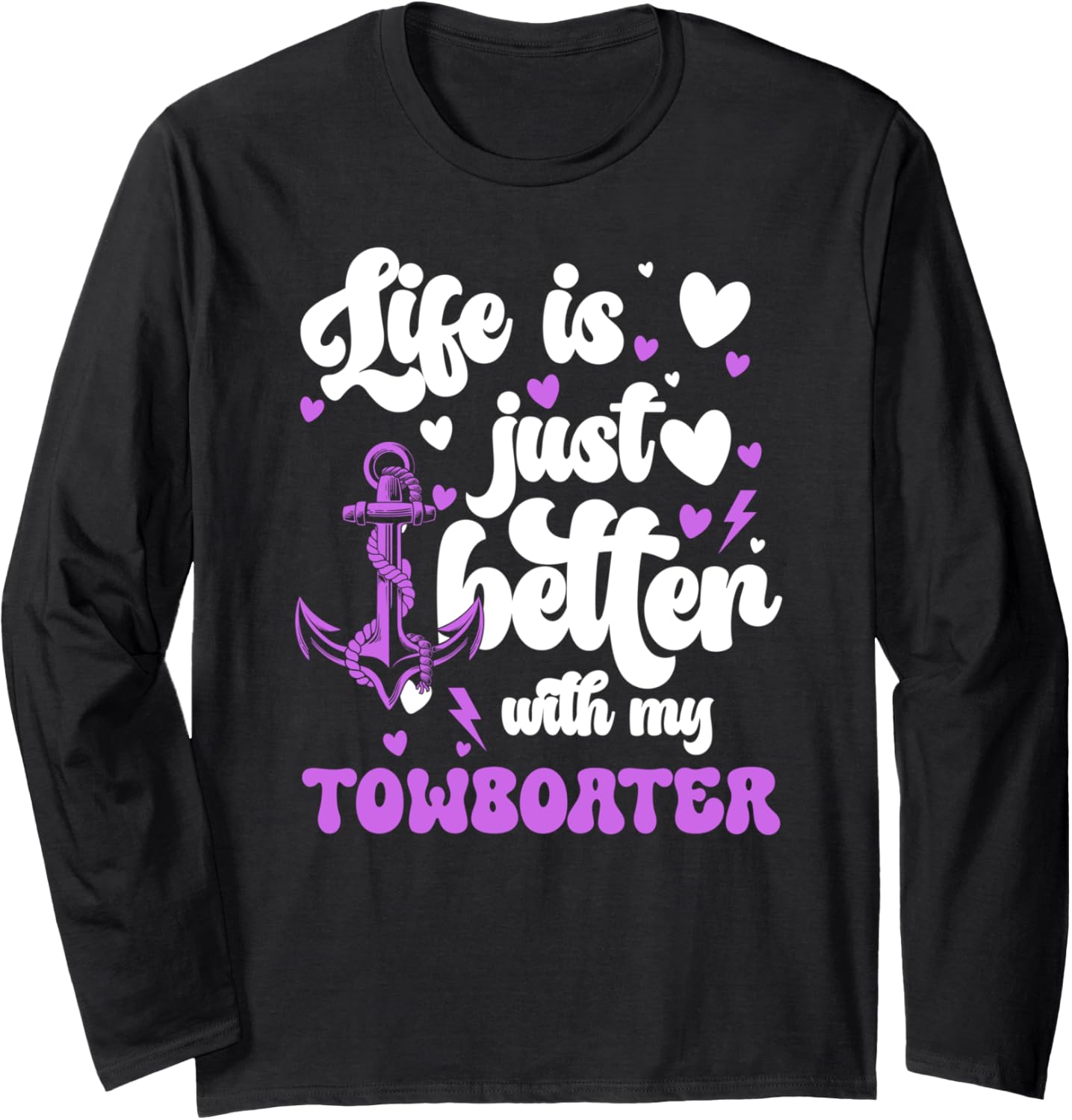 Towboat Girlfriend Towboater Wife Towboat Wife Long Sleeve